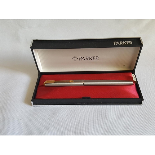 158 - Parker 14ct nib fountain pen