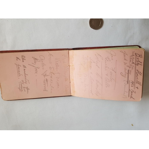 250 - autograph book inc. Malcolm Campbell, speedway & others all 1930s