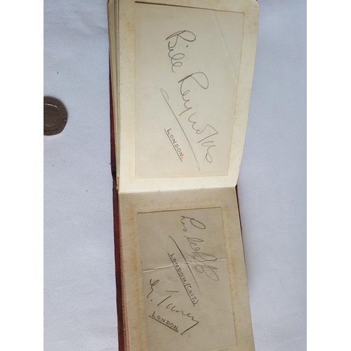 250 - autograph book inc. Malcolm Campbell, speedway & others all 1930s