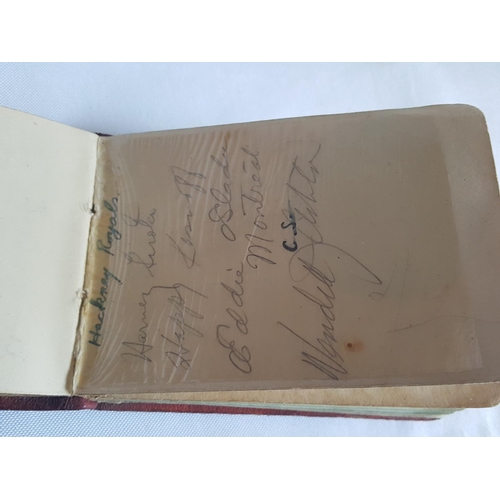 250 - autograph book inc. Malcolm Campbell, speedway & others all 1930s