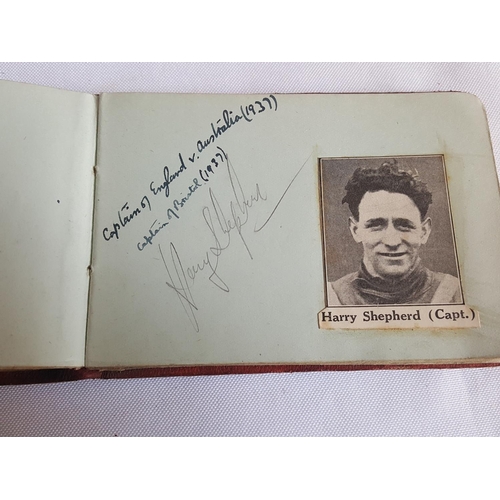 250 - autograph book inc. Malcolm Campbell, speedway & others all 1930s