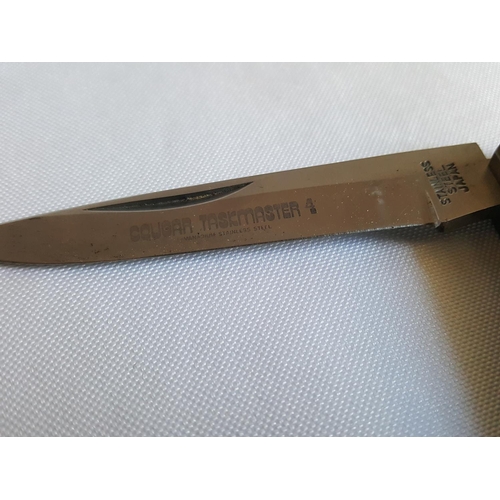 45 - vintage Cougar Taskmaster 4 knife