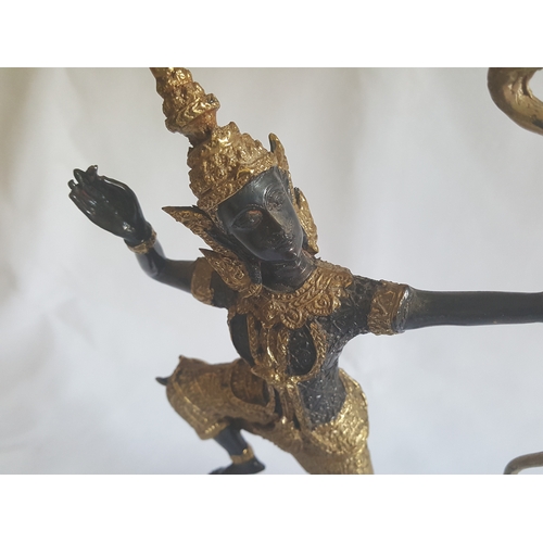 91 - Thai Rama metal statue