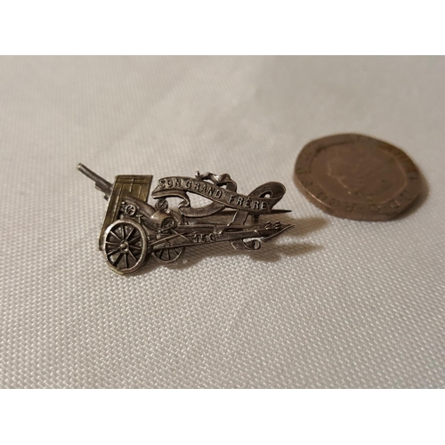 151 - silver WW1 French sweetheart brooch