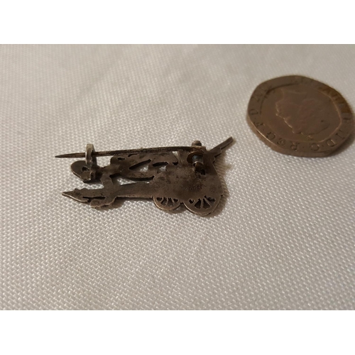 151 - silver WW1 French sweetheart brooch