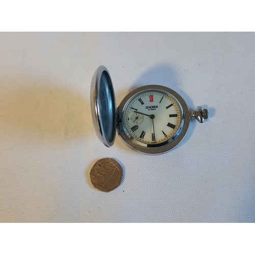 49 - Sekonda pocket watch good working order