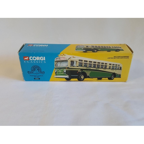 55 - mint boxed Corgi coach