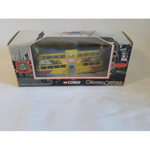 81 - mint boxed Corgi tram