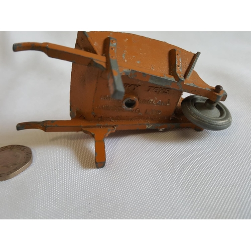 151 - Dinky toy lead wheelbarrow