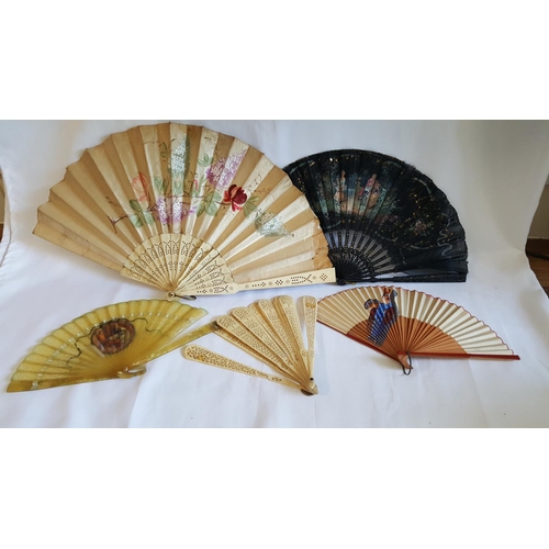 284 - 5 vintage fans