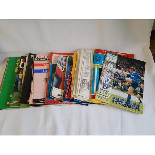 400 - quantity of vintage football programmes