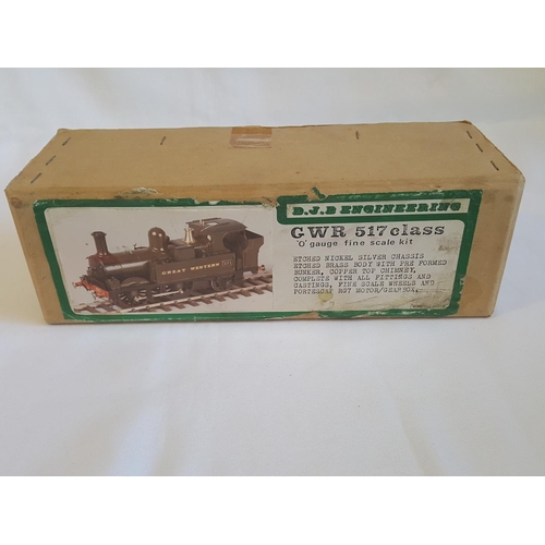 63 - kit built o gauge DJB 517 class 0-4-2T locomotive