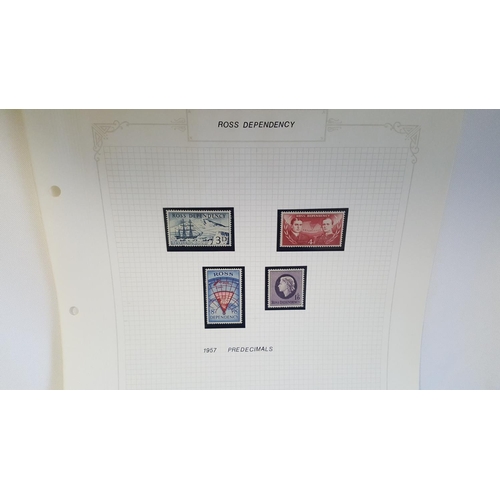 109 - Ross dependency 1957 predecimal mint unused stamps