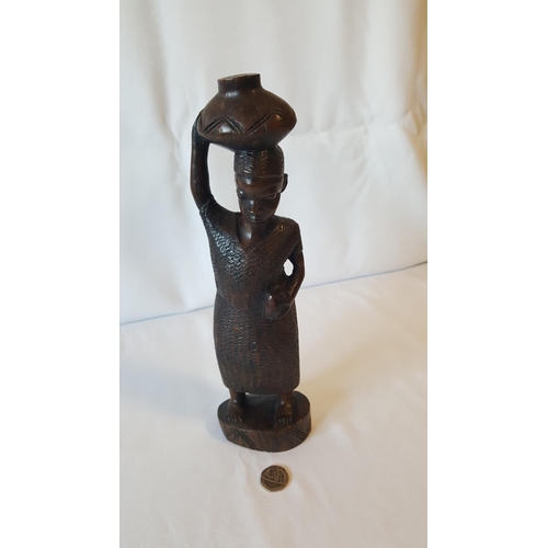 117 - hand carved wooden figure