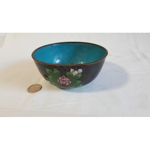 66 - vintage Chinese cloisonne bowl