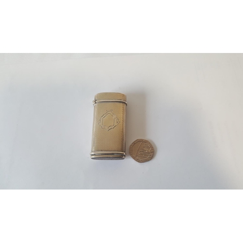 87 - HM silver vesta case c1861