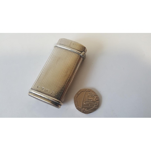 87 - HM silver vesta case c1861