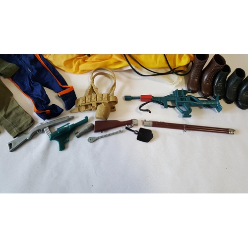 92 - original 1960s Palitoy Action Man for spares plus accessories