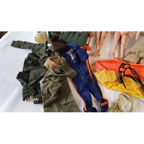 92 - original 1960s Palitoy Action Man for spares plus accessories