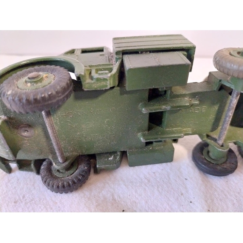 134 - playworn vintage Dinky military transporter