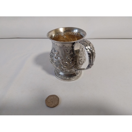 2 - HM silver mug by Rebecca Emes & Edward Barnard c1824 136g