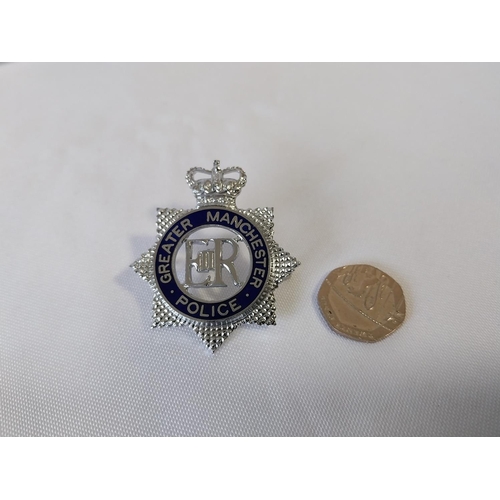 11 - vintage Greater Manchester Police cap badge