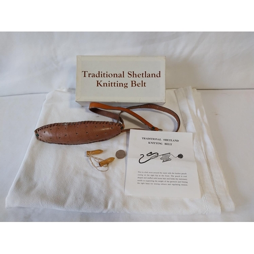 128 - Traditional Shetland Knitting Belt