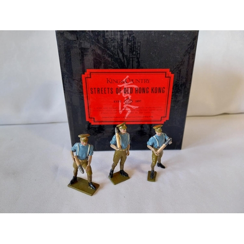 132 - King & Country lead soldiers WW1 artillery