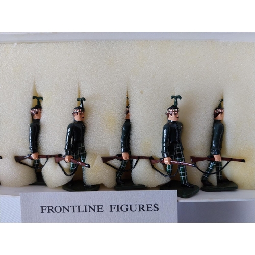 168 - Frontline Figures lead soldiers limited edition PD 11 British Cameron marching