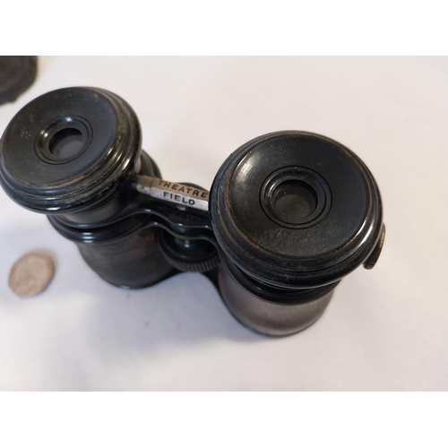 183 - pair of vintage binoculars cased