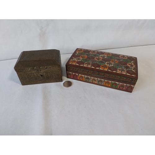 228 - 2 vintage metal boxes