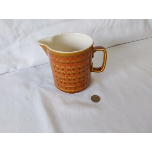 234 - 1970s Hornsea Saffron milk jug