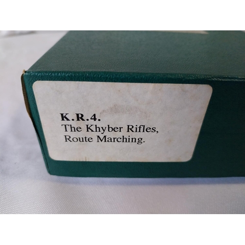 293 - Frontline Figures lead soldiers limited edition KR 4 The Khyber Rifles route marching