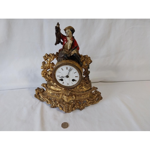 297 - antique mantel clock for repair