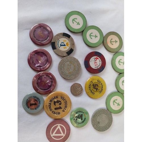 3 - vintage casino chips