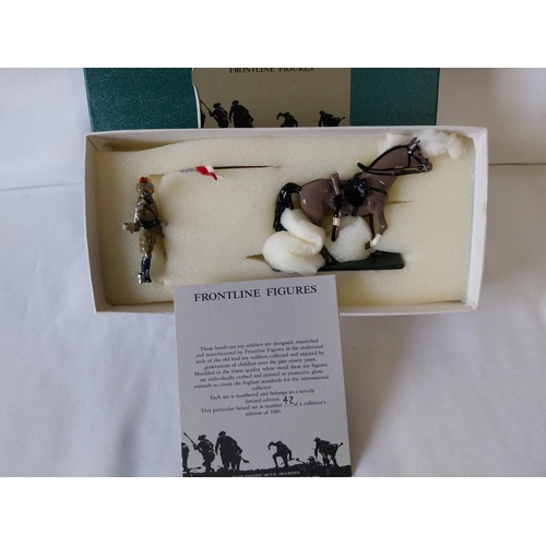 325 - Frontline Figures lead soldiers limited edition SKC 1 British skinners Horse trooper type 1