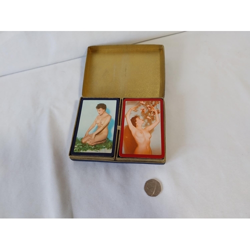 34 - 1950s/60s nude playing cards