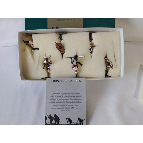 347 - Frontline Figures lead soldiers limited edition SC 4 Dervishes charging