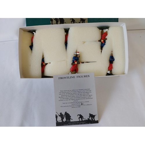 352 - Frontline Figures lead soldiers limited edition FCZ 2 French Imperial Guard Zouaves