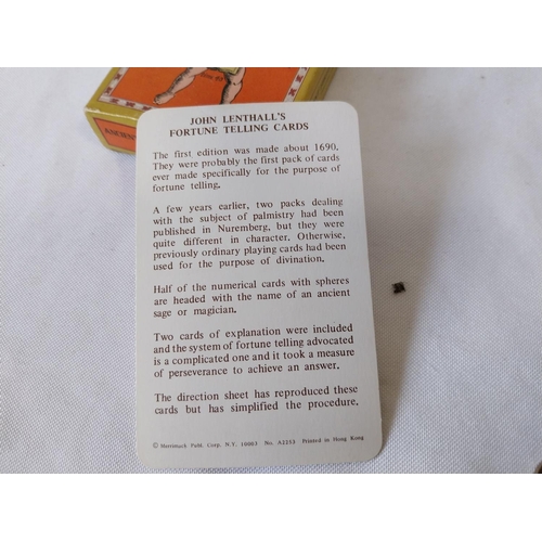 54 - John Lenthall's Fortune Telling Cards, 52 cards with instructions 1960s