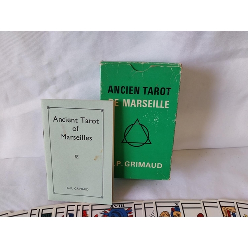 55 - rare 1970s B P Grimaud Ancient Tarot of Marseilles cards