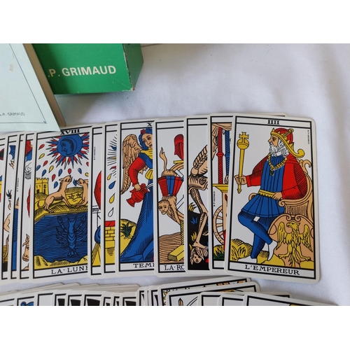 55 - rare 1970s B P Grimaud Ancient Tarot of Marseilles cards