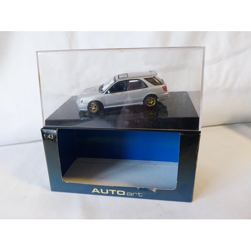 6 - rare AutoArt diecast Subaru New Age Impreza WRX Sti