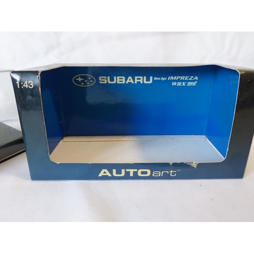 6 - rare AutoArt diecast Subaru New Age Impreza WRX Sti