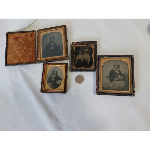 95 - 4 antique picture frames