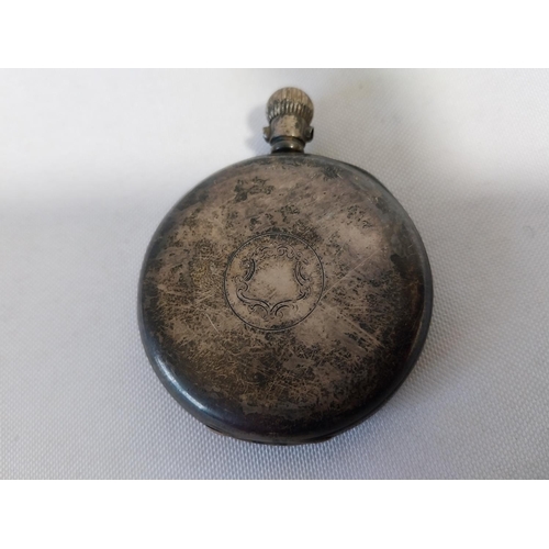 262 - HM silver cased watch for repair