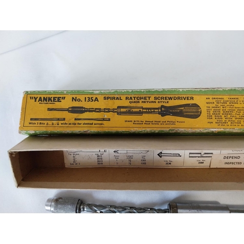 267 - vintage Yankee no.135A spiral ratchet screwdriver