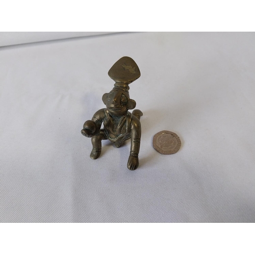 50 - Asian bronze temple figure