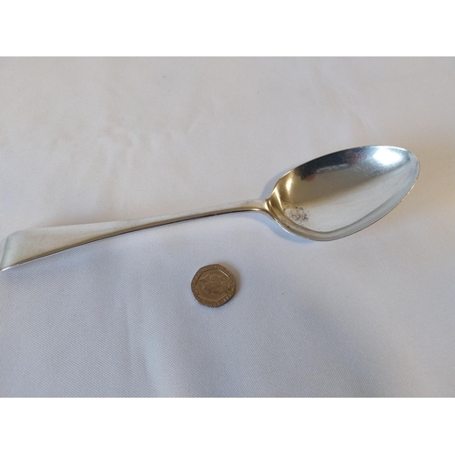 58 - HM silver serving spoon by Joseph Rodgers & Sons c1909 78grams