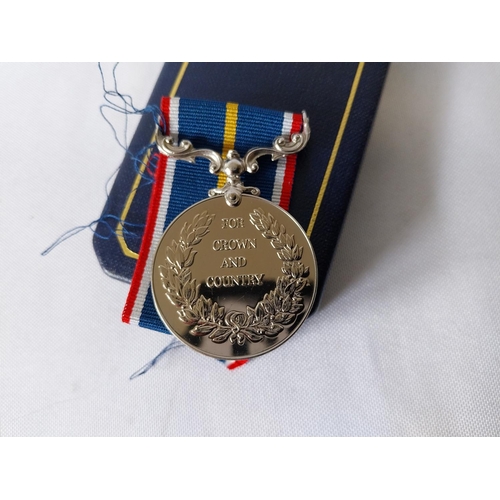 191 - National Service Medal in case